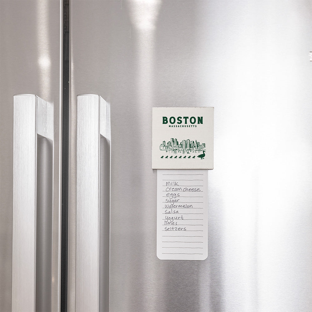 Boston Skyline Ducklings Magnet