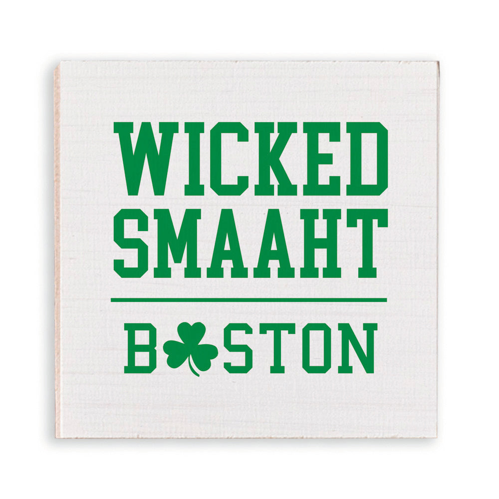Wicked Smaaht Shamrock Boston Magnet