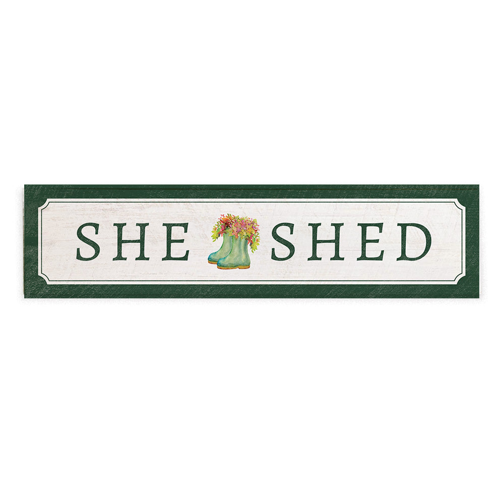 She Shed Barnwood Sign