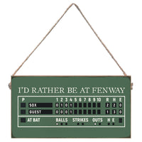Fenway Scoreboard Twine Sign