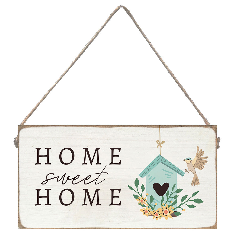 Home Sweet Home Birds Twine Sign