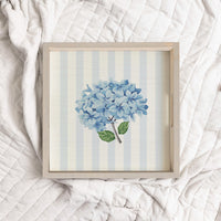 Endless Summer Hydrangea Rustic Marlin Serving Tray