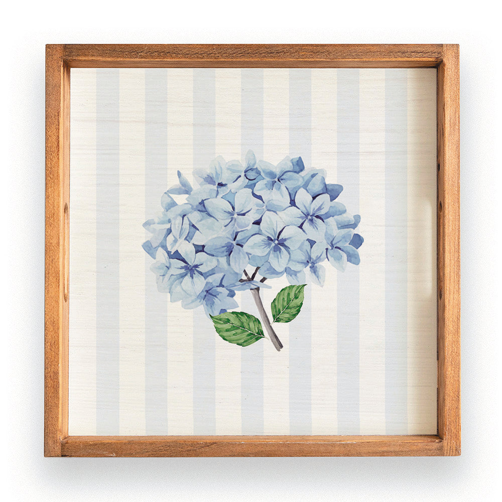 Endless Summer Hydrangea Rustic Marlin Serving Tray