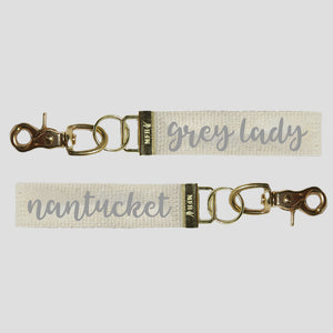 Your Word Two Sided Script Keychain