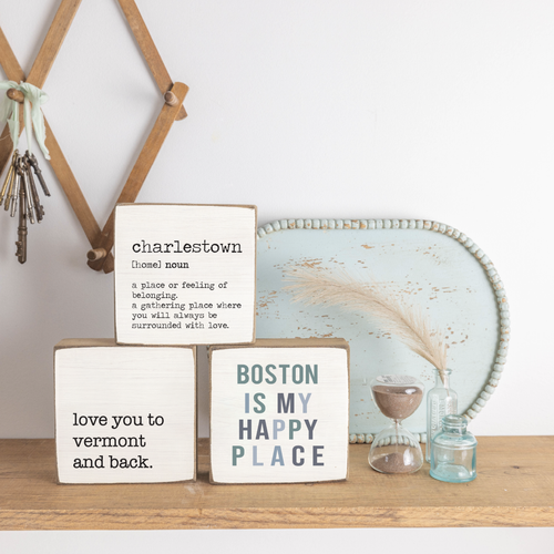 Decorative Wooden Blocks