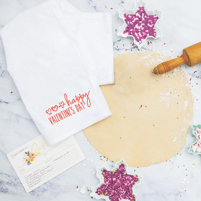 VALENTINE'S TEA TOWELS & PILLOWS