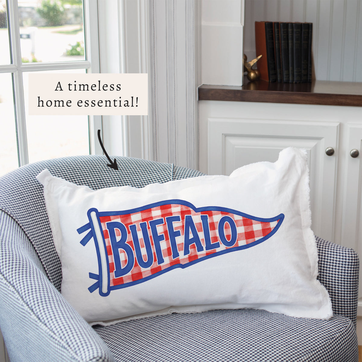 Buffalo Banner Pillow