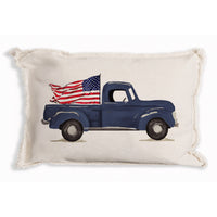 Flag Truck Pillow
