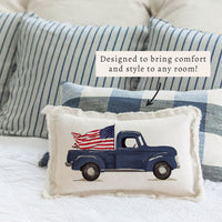 Flag Truck Pillow