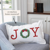 Joy Wreath Pillow