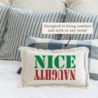 Naughty Nice Pillow