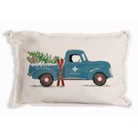 Ski Patrol Truck Pillow