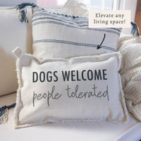 Dogs Welcome Pillow