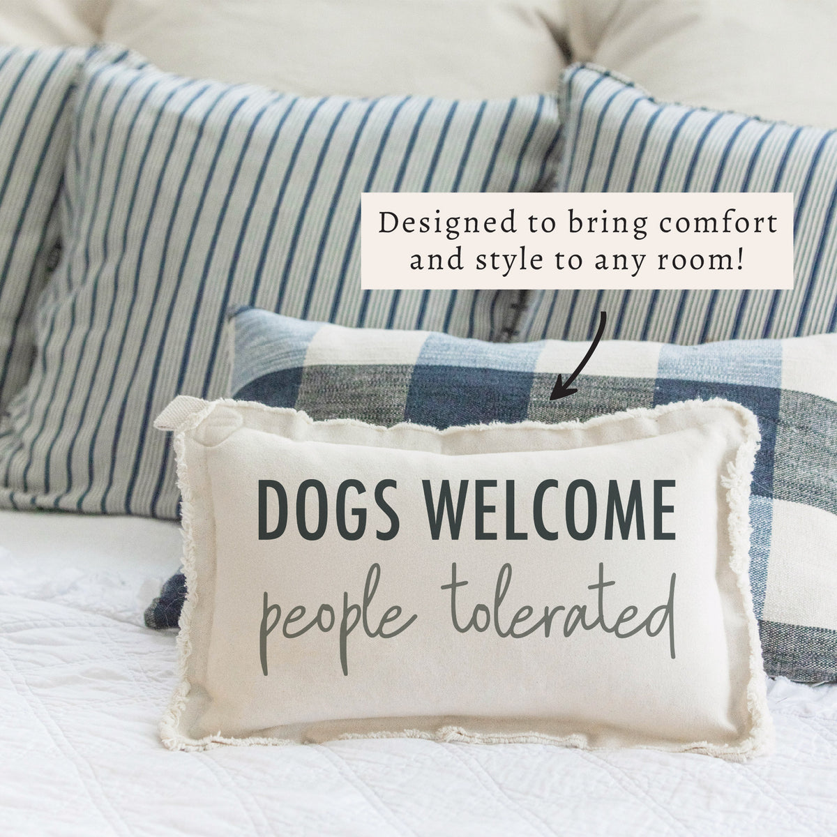 Dogs Welcome Pillow