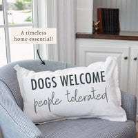 Dogs Welcome Pillow