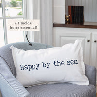 Happy By The Sea Pillow