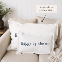 Happy By The Sea Pillow