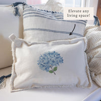 Blooming Hydrangea Pillow