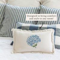 Blooming Hydrangea Pillow