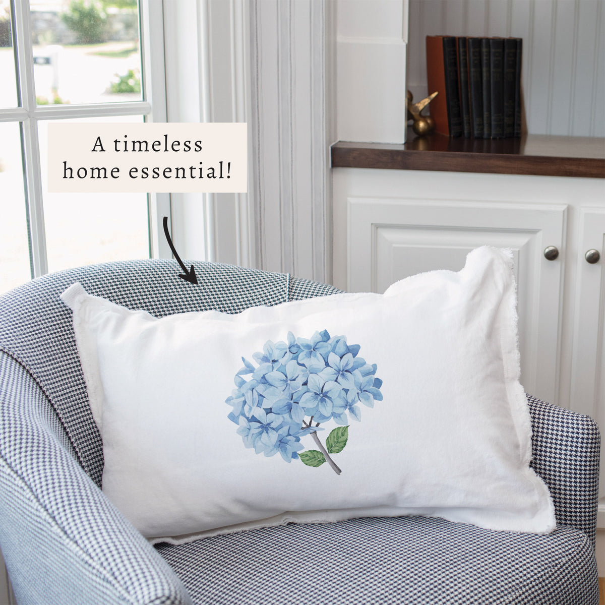 Blooming Hydrangea Pillow