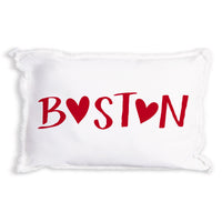 Boston Heart Pillow