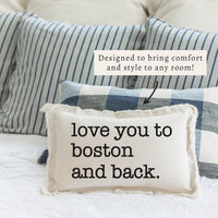Love You To Personalized Pillow