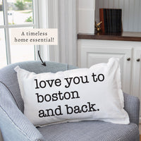 Love You To Personalized Pillow