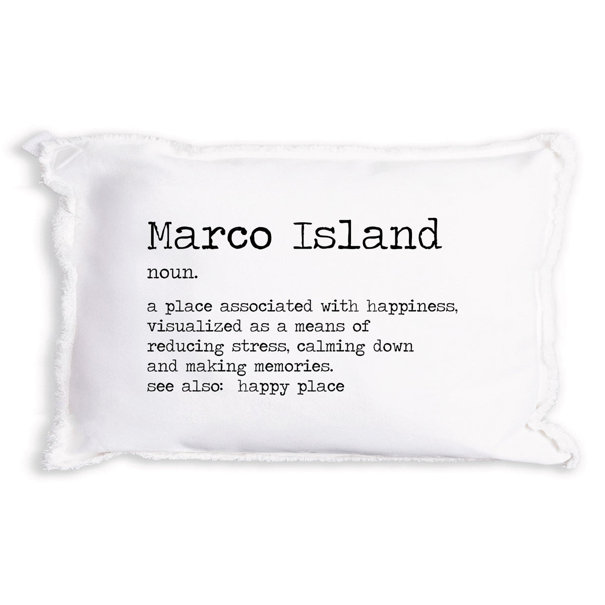 Happy Place Definition Personalized Pillow