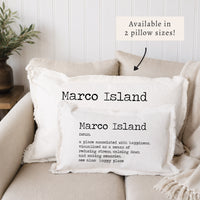 Happy Place Definition Personalized Pillow