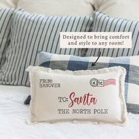 Letter To Santa Personalized Pillow