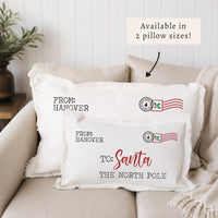 Letter To Santa Personalized Pillow
