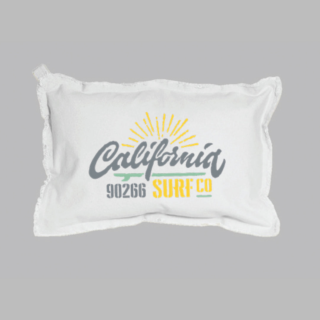 California Surf Co Personalized Lumbar Pillow