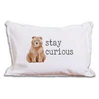 Stay Curious Lumbar Pillow