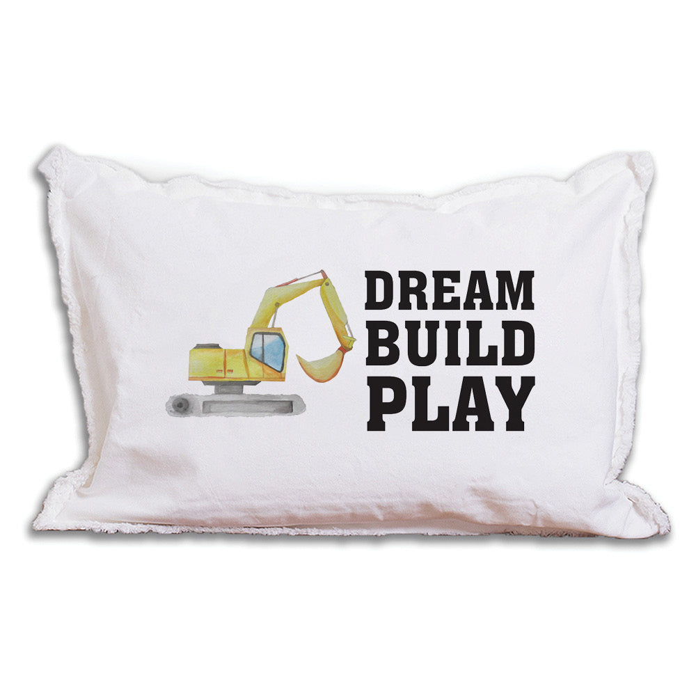 Dream Build Play Lumbar Pillow