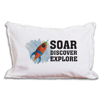 Soar Discover Explore Lumbar Pillow