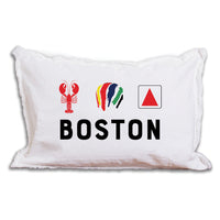 Boston Icons Lumbar Pillow