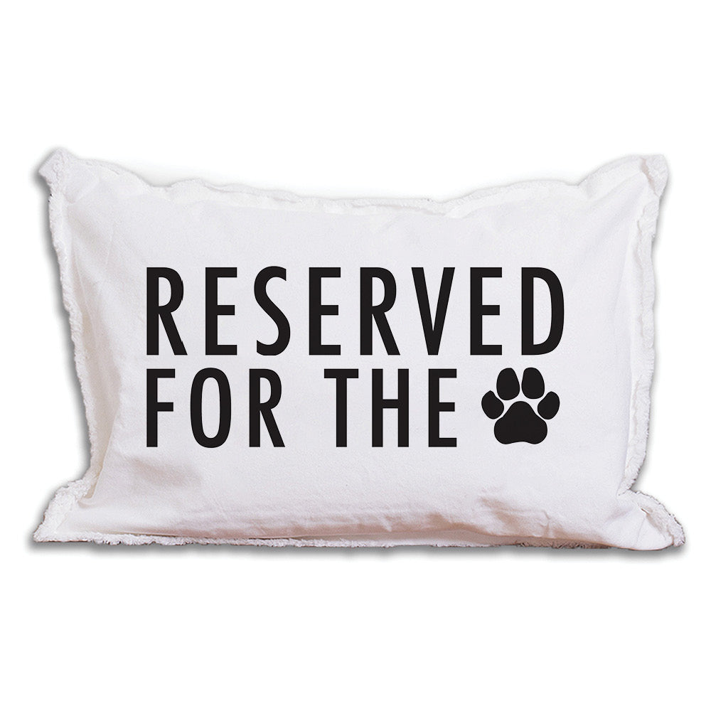 Reserved For The Paw Lumbar Pillow