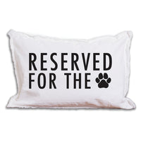Reserved For The Paw Lumbar Pillow