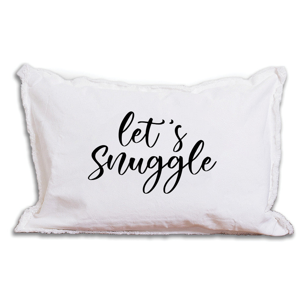 Lets Snuggle Lumbar Pillow