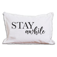 Stay Awhile Lumbar Pillow
