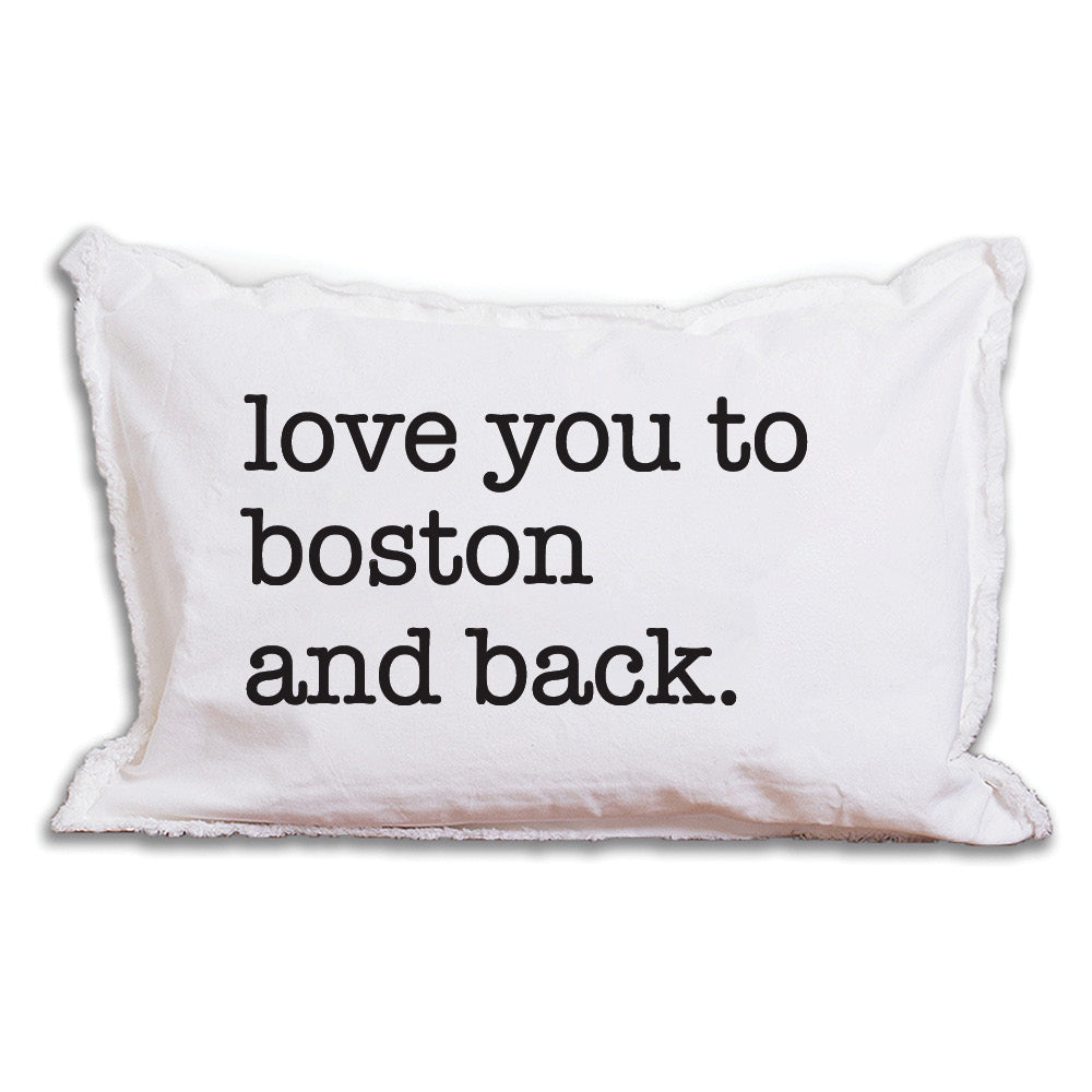 Personalized Love You To Lumbar Pillow