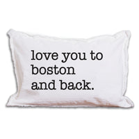 Personalized Love You To Lumbar Pillow