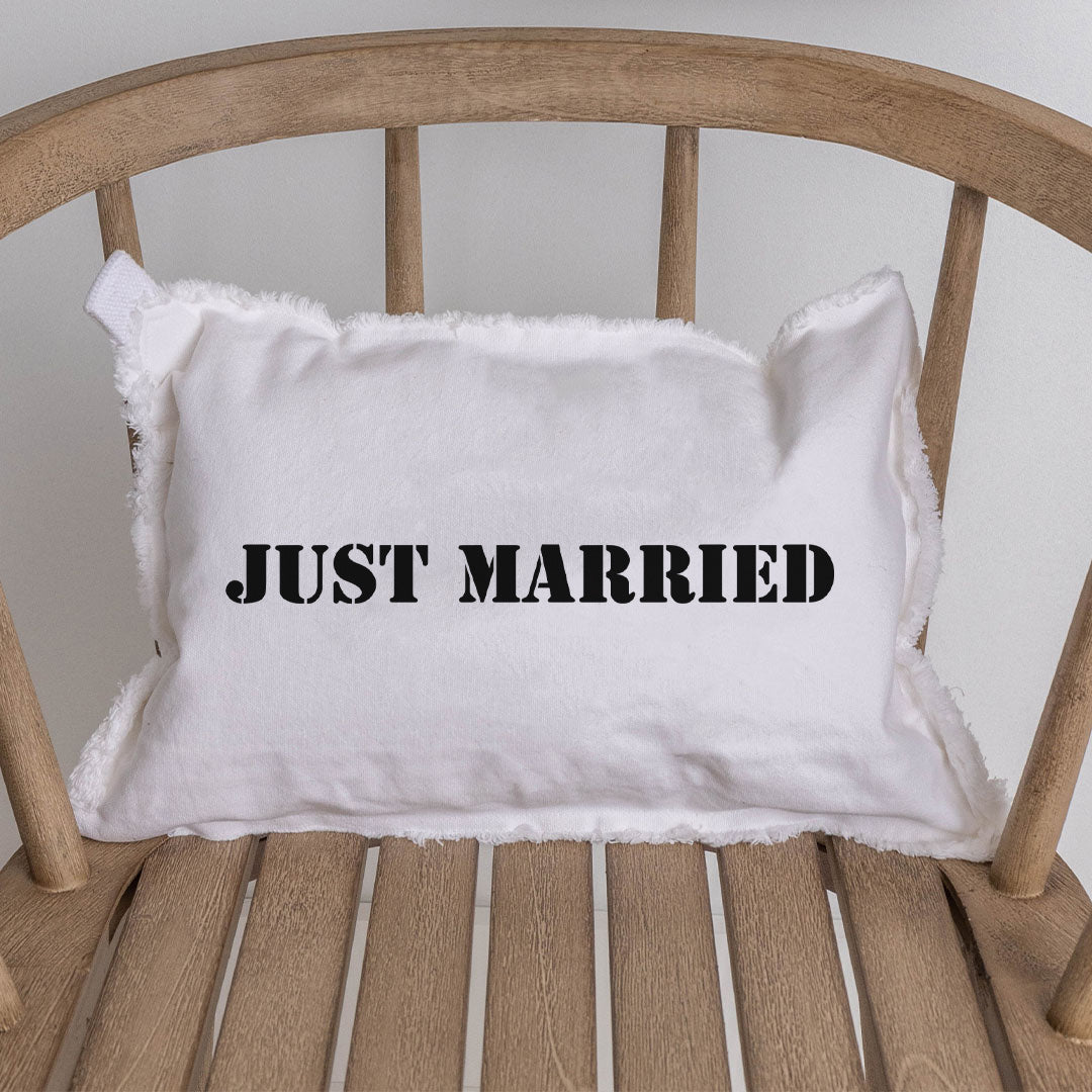 Your Word Stencil Personalized Lumbar Pillow