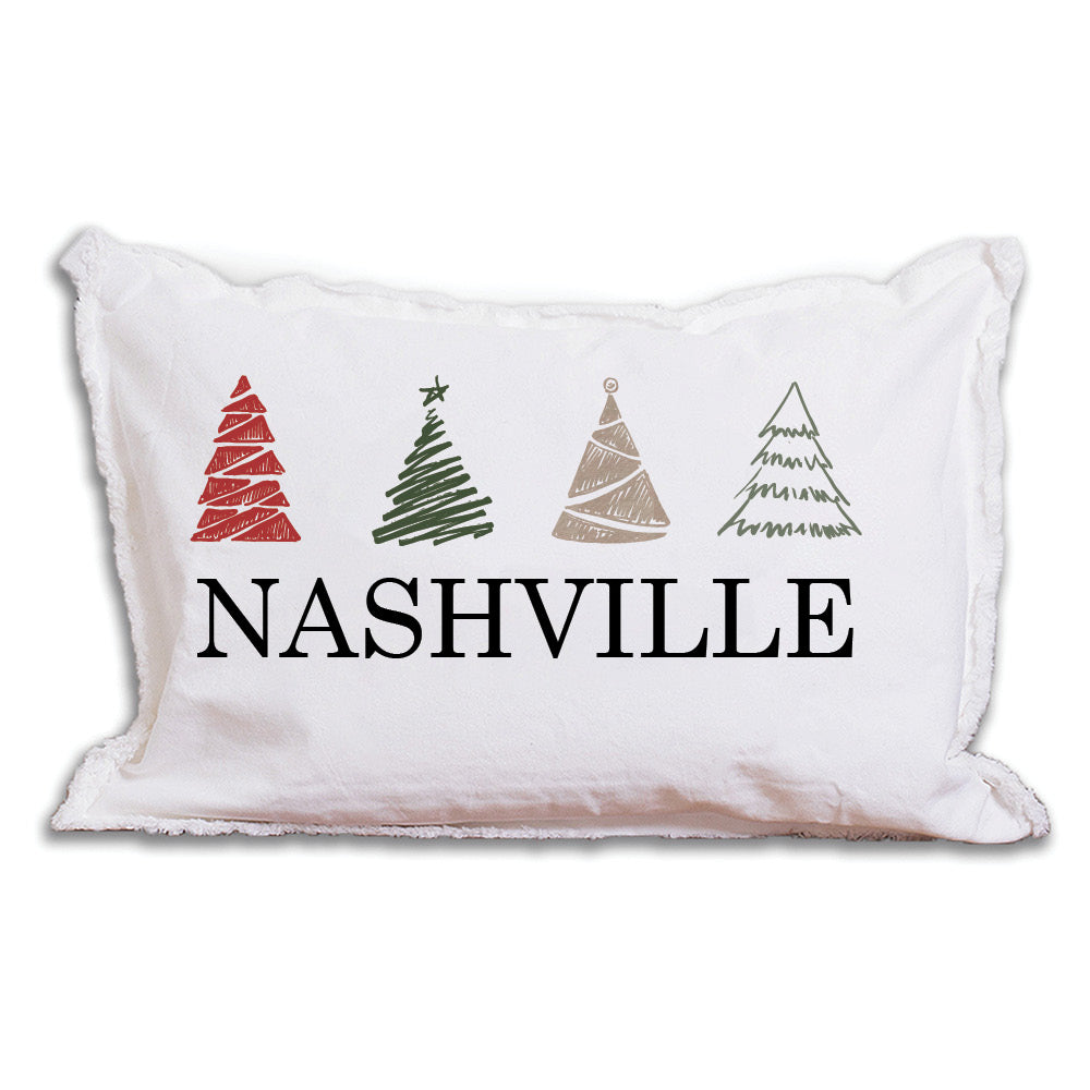 Personalized Trees Lumbar Pillow