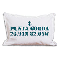 Anchor Two Line Text Personalized Lumbar Pillow