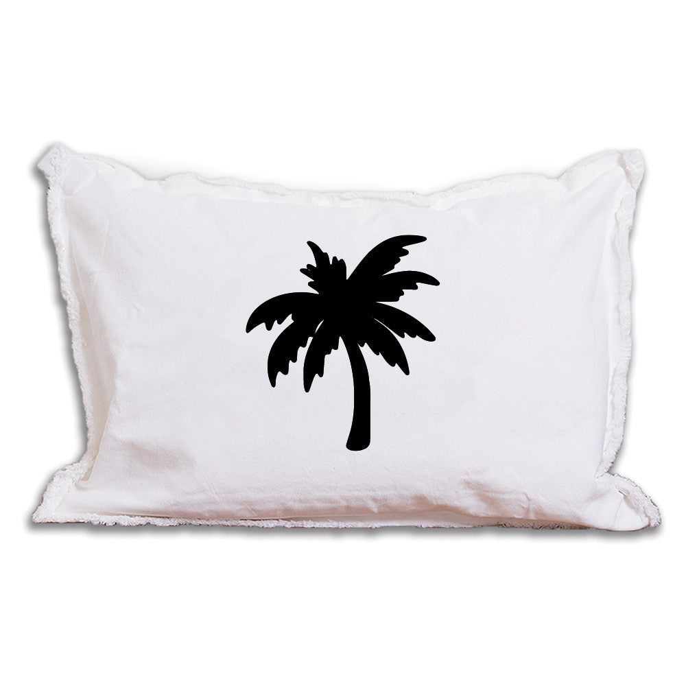 Personalized Palm Tree Lumbar Pillow