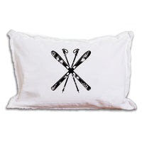 Personalized Skis Lumbar Pillow