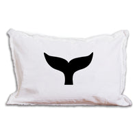 Personalized Whale Tail Lumbar Pillow