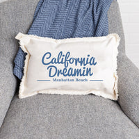 California Dreamin Personalized Lumbar Pillow