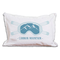 Ski Goggle Personalized Lumbar Pillow